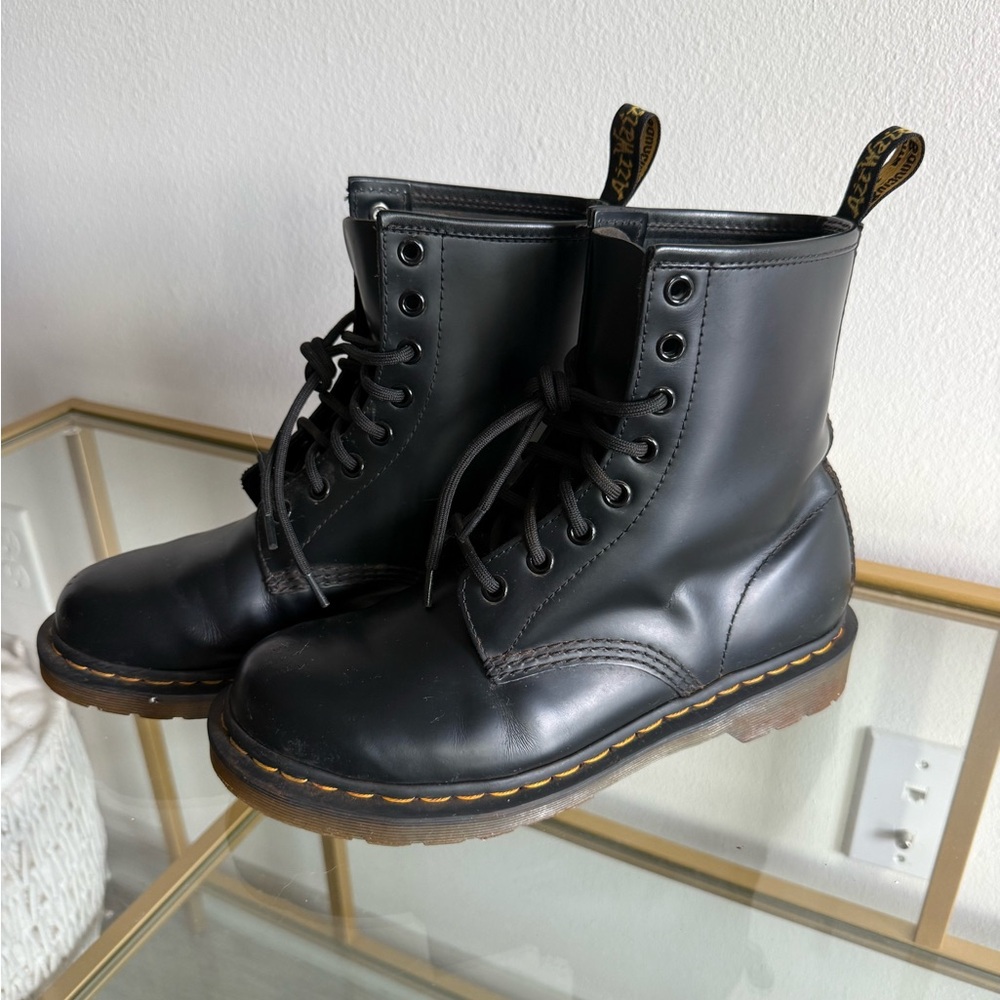 Dr. Martens Black Leather Boots